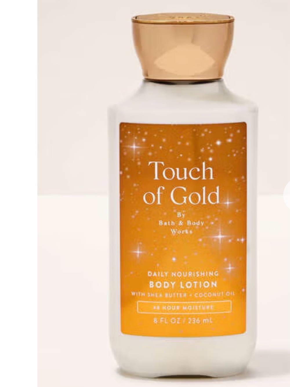 Bath & Body Works Touch of Gold Body Lotion - Gold & White